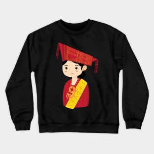 Minang Girl Padang Indonesia by Xoalsohanifa Crewneck Sweatshirt